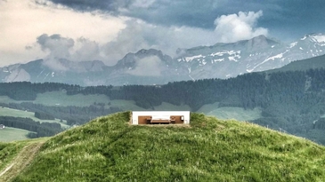 貼近自然！阿爾卑斯山上的露天飯店─Null Stern hotel