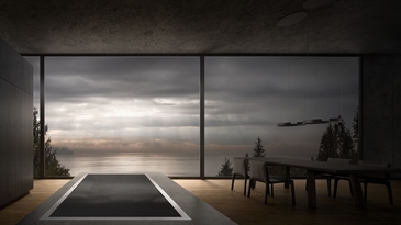 【精品生活】超美的廚房檯面！裡面竟然有升降式排油煙機？