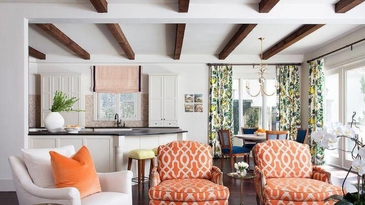 橙色彩度，擘劃居家空間熱情感性的活力主張