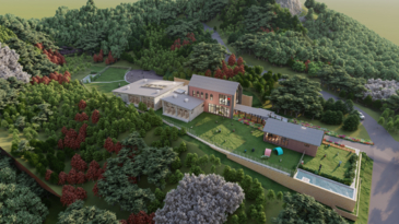 新北市「瑞芳動物之家」　木紋磚與植生牆打造生態友善空間