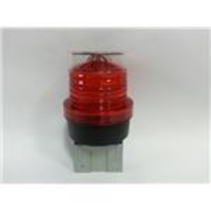 太陽能警示燈／哈雷燈座型／紅色 , 豪精密工業有限公司