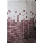 義大利窯變彩磚搭配抿石