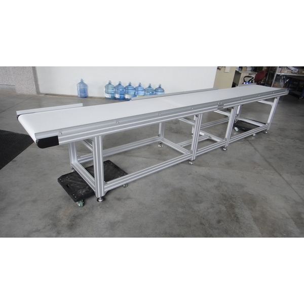 食品級白色皮帶輸送機-巨碩精機有限公司