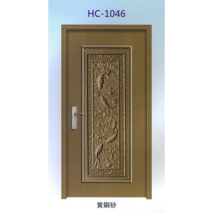 鍍鋅中肚浮雕板門HC-1046 , 大亞金屬工程有限公司