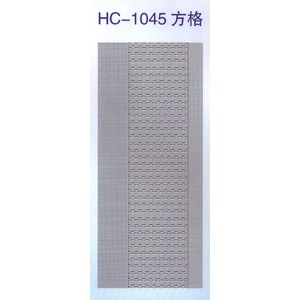 鍍鋅壓花板HC-1045方格 , 大亞金屬工程有限公司