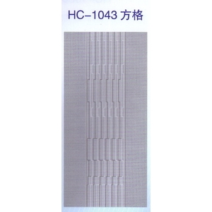 鍍鋅壓花板HC-1043方格 , 大亞金屬工程有限公司
