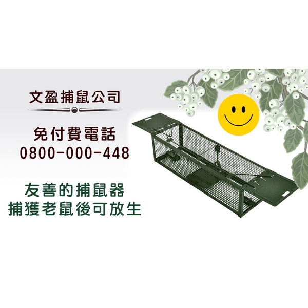 友善的捕鼠器-文盈蟲害防治企業社