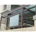 鋁製採光罩+造型花架