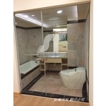 淋浴拉門 無框玻璃 L型淋浴間 一字型淋浴間 乾溼分離-昕采玻璃有限公司