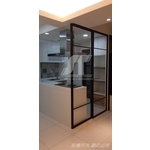 辦公室玻璃隔間 鋁框玻璃隔間 鋁合金隔間 鋁框拉門 玻璃橫拉門-昕采玻璃有限公司