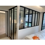 鋁框拉門 鋁框摺疊門 同步鋁框拉門 防晃...