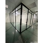 辦公室鋁合金隔間鋁框玻璃門工程 OA隔間