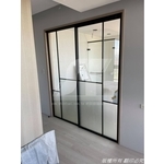 玻璃推拉門工程 鋁框拉門 同步拉門