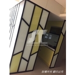 鋁框拉門 鐵框屏風玻璃 鋁框開門 合頁門...