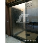 手工窯燒自動門  玻璃門   藝術玻璃 ...