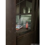 鋼絲玻璃 黑框拉門 鐵框拉門 細鋁框懸吊門