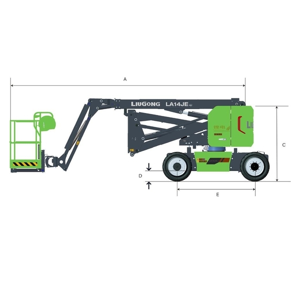 電動曲臂式高空作業平台 LA14JE-宏欣起重有限公司
