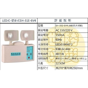 壁掛式LED燈 , 世勝防災設備工程有限公司
