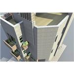 住宅外觀透視及陽台、露台 , 陳孟男建築師事務所