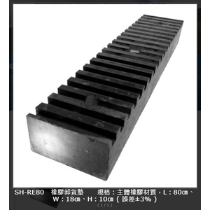 SH-RE80 橡膠卸貨墊 , 旭宏國際有限公司