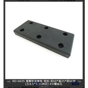 SH-RD6025橡膠卸貨檔板 , 旭宏國際有限公司