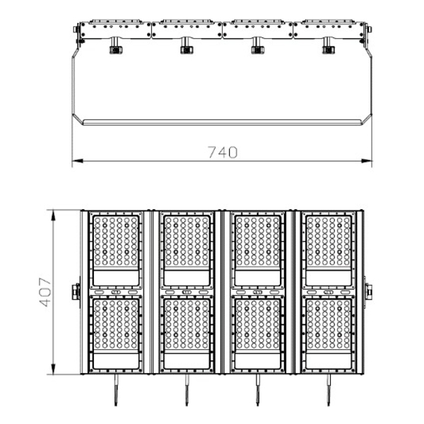 LED投光天井兩用燈－MH路燈－500瓦-興台光科技有限公司