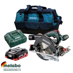 【metabo 美達寶】 18V鋰電圓鋸機 KS 18 LTX 57 4.0HD單電版(優惠套裝組合) , 台灣華嶠貿易股份有限公司