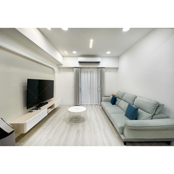 居家裝潢設計-無印風奶茶色系-九拓設計有限公司