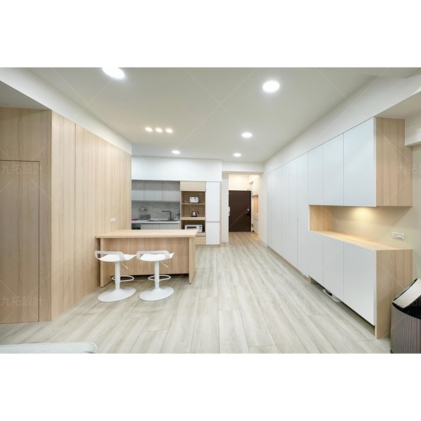 居家裝潢設計-無印風奶茶色系-九拓設計有限公司