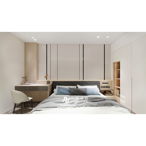 居家裝潢設計 - 當代奶油風格-九拓設計有限公司