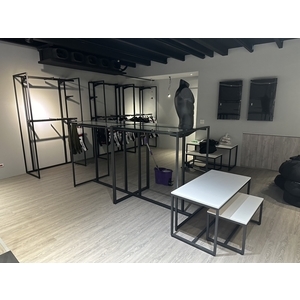 CI-A-A04~CI-A-A09、CI-0026 T型展示架；高桌；低桌；中島展示架；懸吊架；高架；客製化鐵件 , 棨專工業有限公司