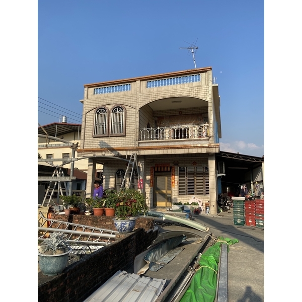 半圓遮雨棚更換-弓長工程行