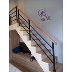 北美橡木-日式扁鐵扶手 , 揚匠扶手地板