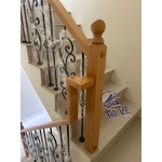 造型花藝術鍛鐵扶手 , 揚匠扶手地板