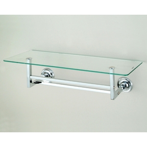 壁式玻璃毛巾架／置物架 , 晨允企業有限公司