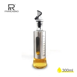 【FRANCASINO】玻璃不銹鋼調味瓶300ml FR-3622 , 惠暘企業有限公司