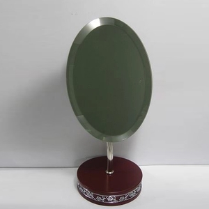 仿紅木橢圓化妝鏡 , 永順毛刷企業有限公司