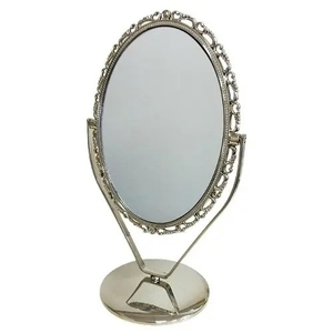 晶瑩水漾橢圓雙面桌鏡 , 永順毛刷企業有限公司