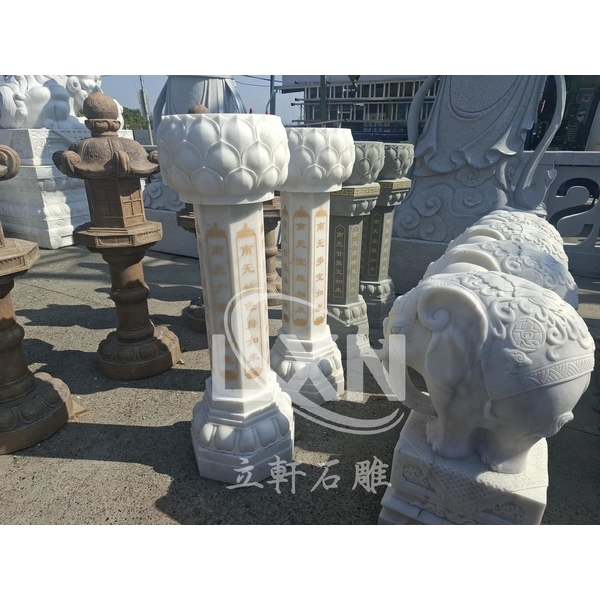 景觀石燈、石擋-立軒貿易有限公司/立軒石雕