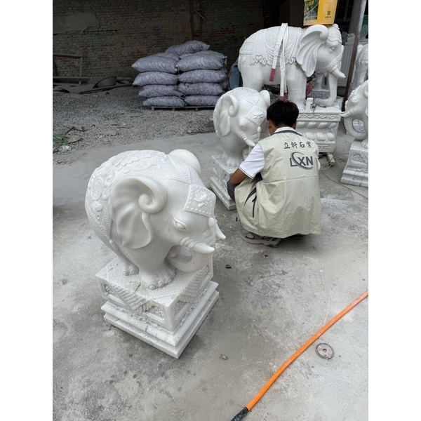 石象靈獸石雕-立軒貿易有限公司/立軒石雕
