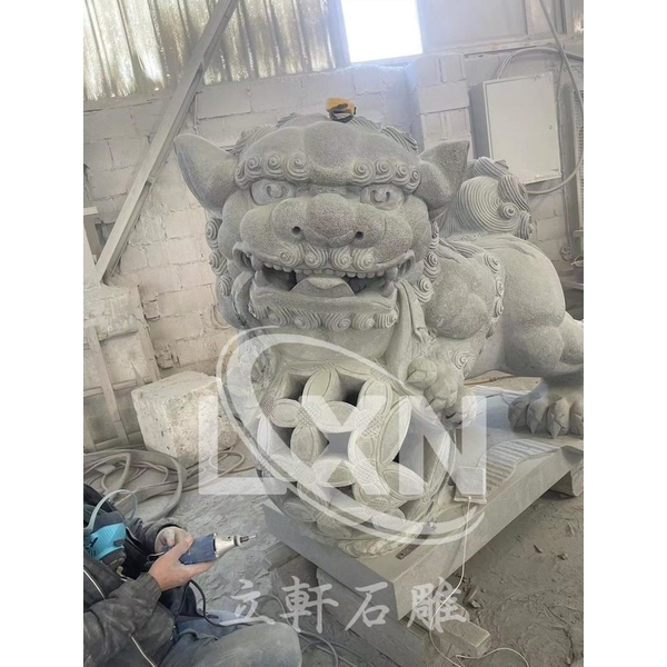 石獅靈獸石雕-立軒貿易有限公司/立軒石雕