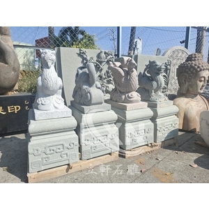 石雕青龍白虎朱雀玄武 , 立軒貿易有限公司/立軒石雕