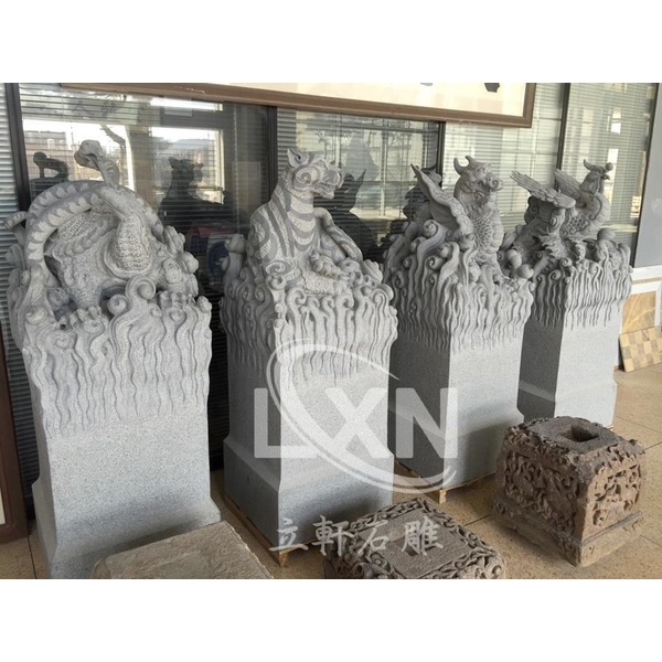 石雕青龍白虎朱雀玄武-立軒貿易有限公司/立軒石雕