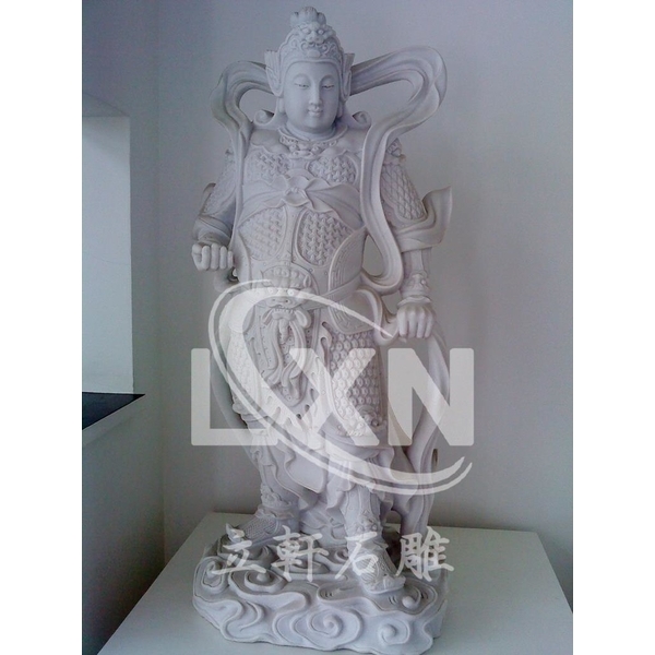 石雕護法神韋馱菩薩-立軒貿易有限公司/立軒石雕