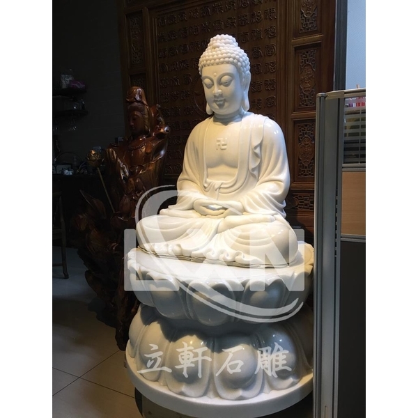 玉雕釋迦牟尼-立軒貿易有限公司/立軒石雕