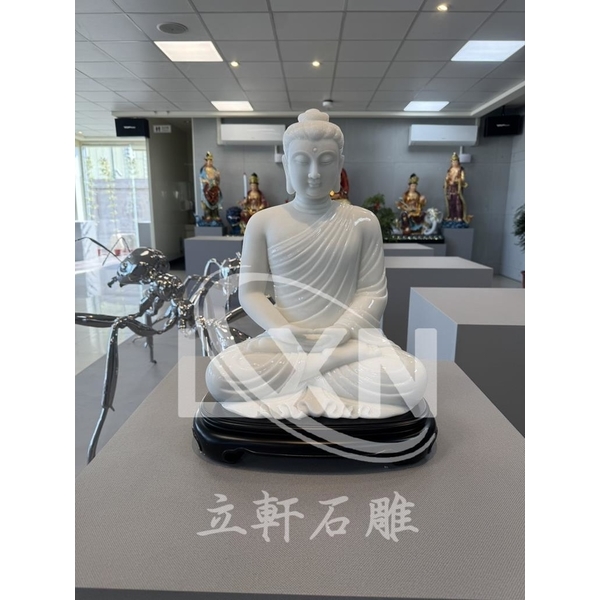 玉雕釋迦牟尼-立軒貿易有限公司/立軒石雕