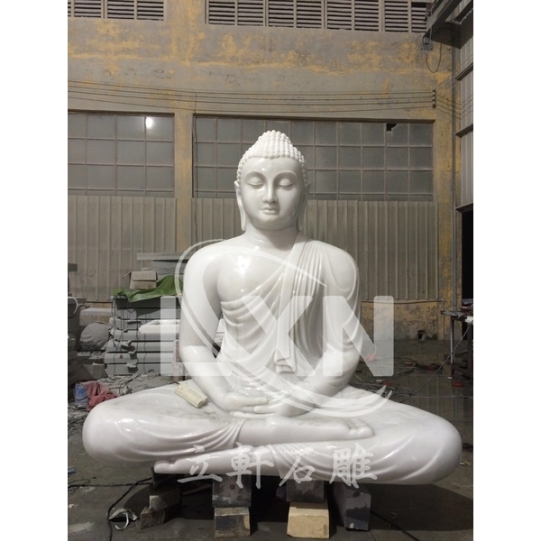 玉雕釋迦牟尼-立軒貿易有限公司/立軒石雕