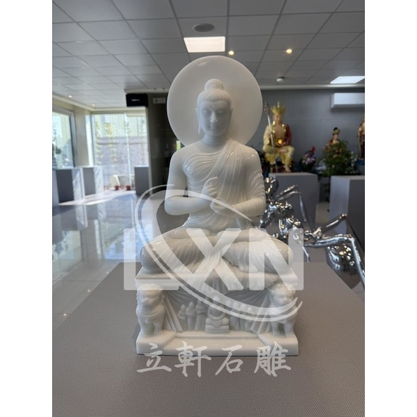 玉雕釋迦牟尼-立軒貿易有限公司/立軒石雕