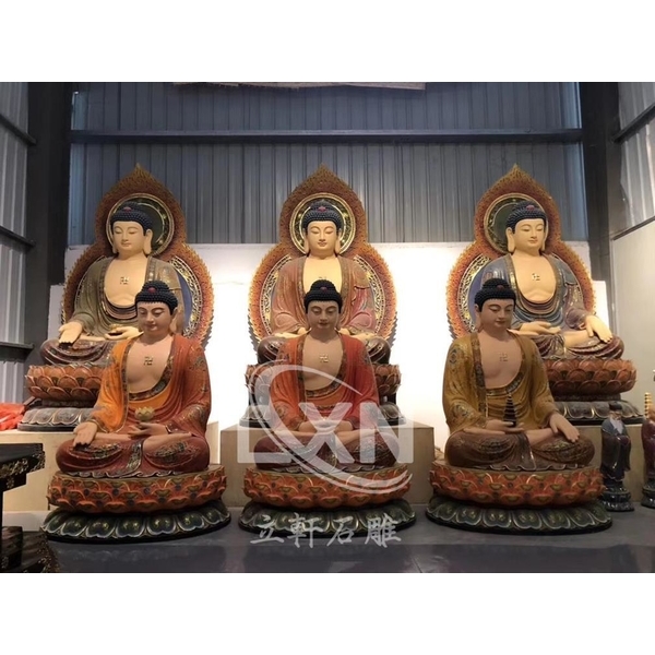 玻璃纖維造像釋迦牟尼佛-立軒貿易有限公司/立軒石雕