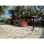 台南黃金海岸仿木造型景觀廁所 , 神功企業股份有限公司